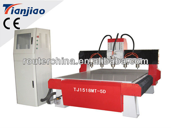 Good Wood CNC Router/Wood CNC Engraving Machinery With Competitive Price from shandong jinan TJ-1518MT-5D