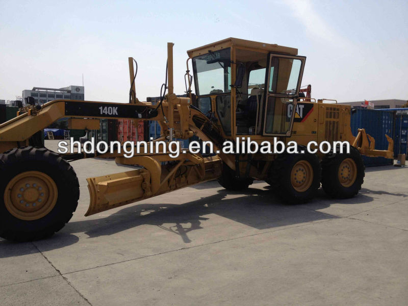 grader cat140k in shanghai China, CAT140K new grader in Shanghai