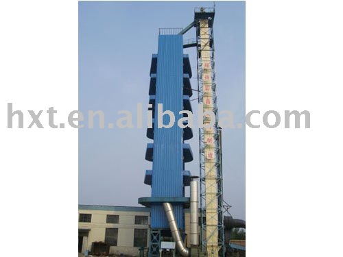 Grain dryer with biomass furnace