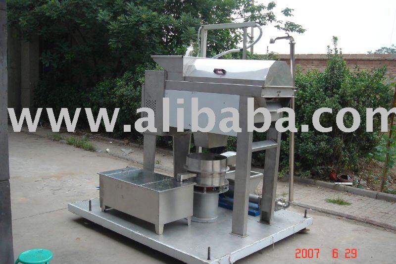 Grape juice processing machine