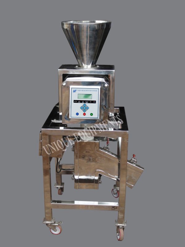 Gravity Feed Metal Detector for Pharmaceutical / Food Processing Industry.
