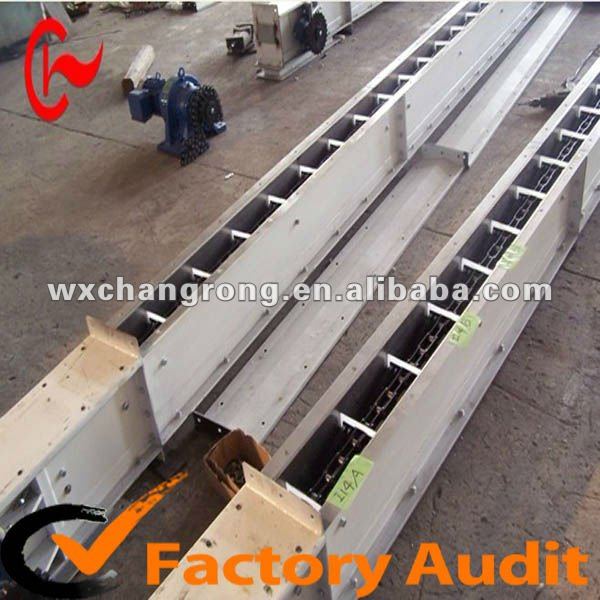 Green Rice Grain Movable Blade Chain Scraper Slat Link Conveyor export to Japan