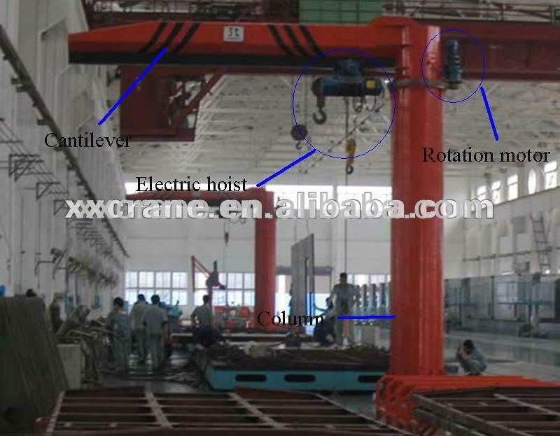Ground mounted used jib crane for sale