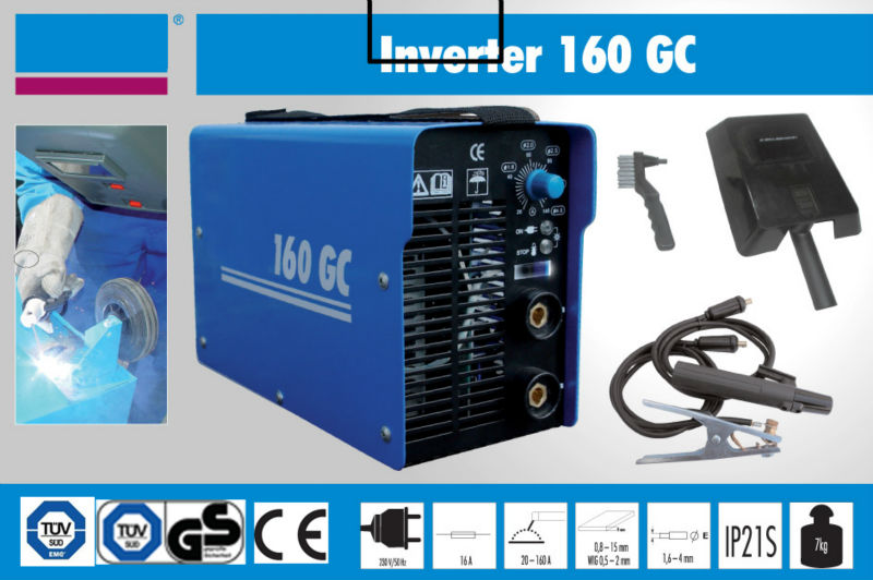 GS,EMC,CE approval,160A portable welding machine