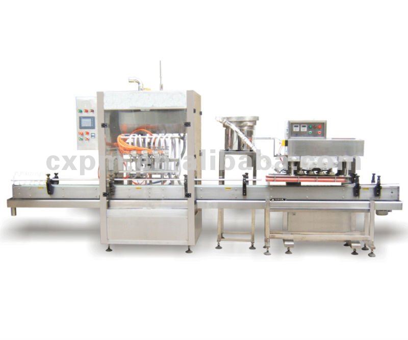 Guangzhou CX automatic filling and capping small production line