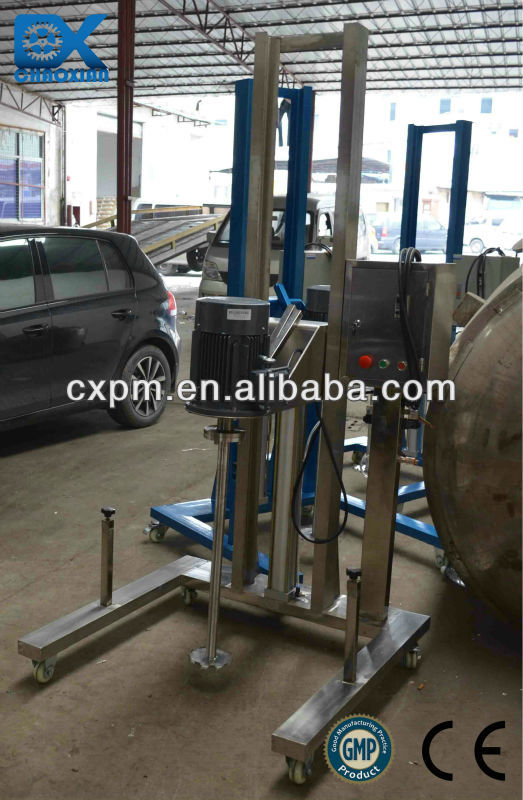 Guangzhou CX portable high shear stainless steel homogenizer for making liquid / ointment / cream