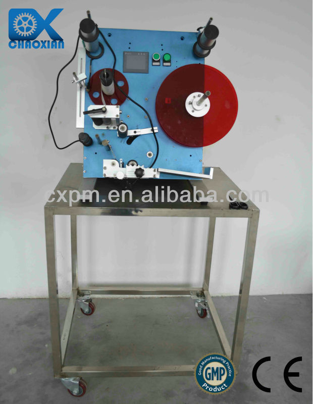 Guangzhou semi automatic self-adhesive label machine for round bottles