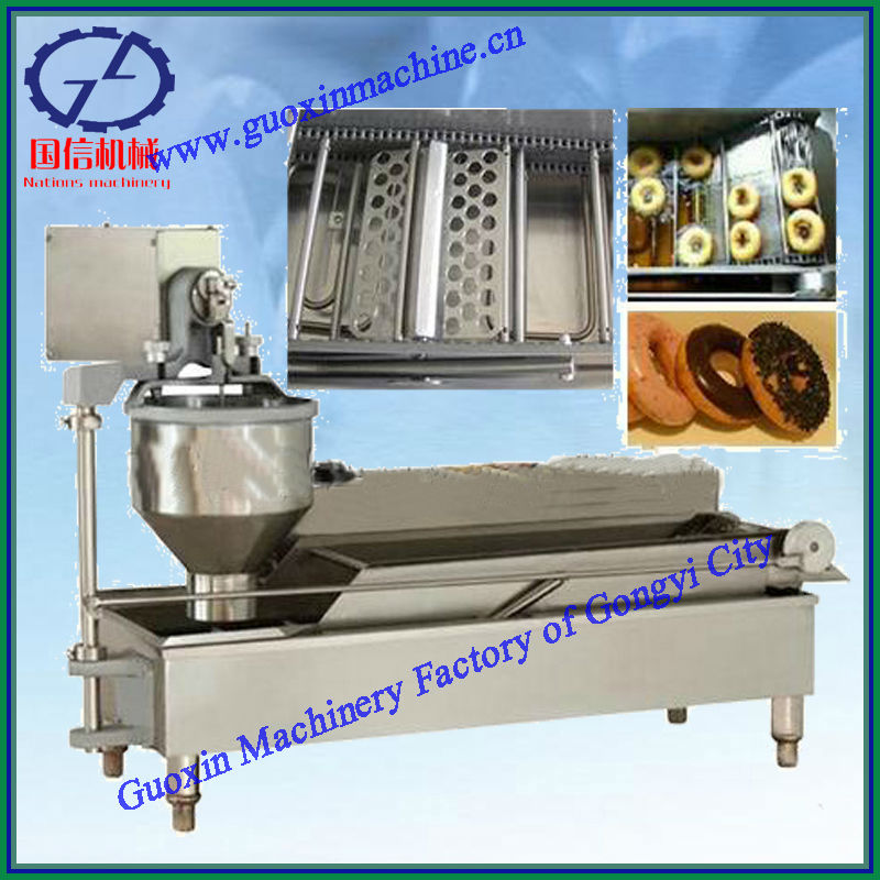 Guoxin Donut Making Machine Stainless Steel 304 Commercial Mini Donut Machine For Sale