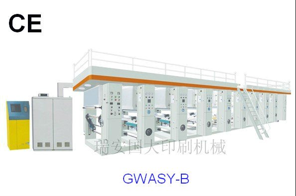 GWASY-1000B 8 colors Auto Color Register rotogravure Printing machine