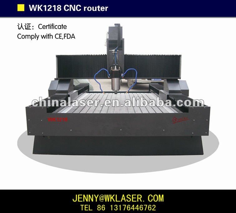 Gweike GRANITE tombstone Marble Engraver WK1218 CNC Router