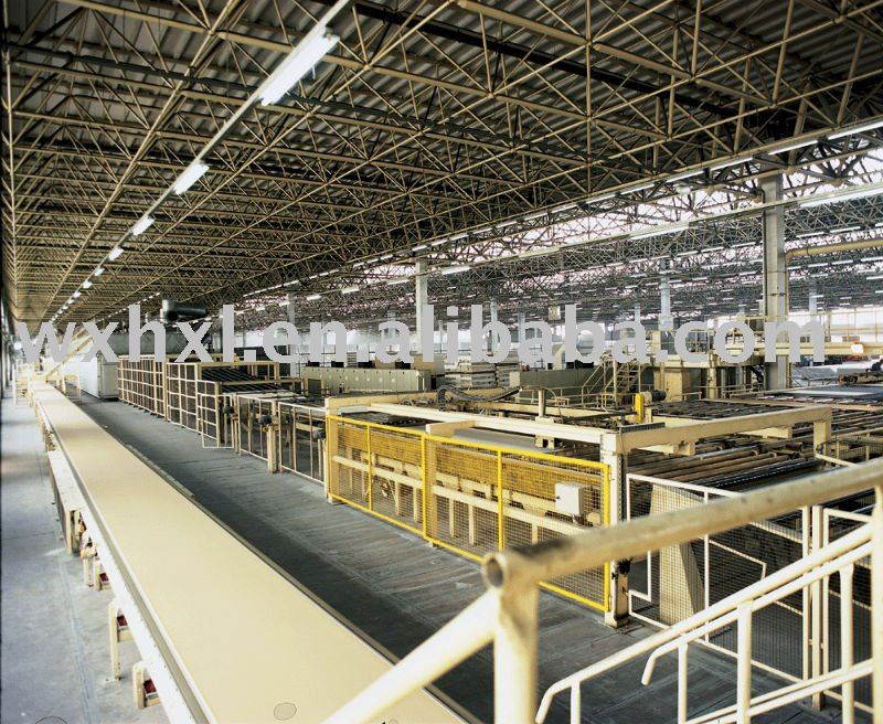 Gypsum board making line