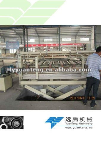 Gypsum plaster board production plant