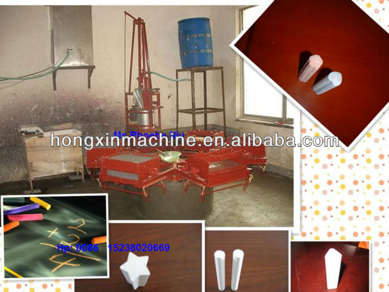 gypsum powder chalk making machine/chalk machine 0086 15238020669