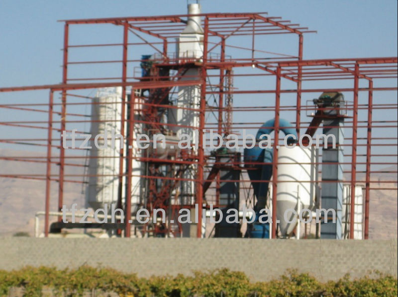 Gypsum powder production plant