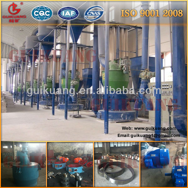 Gypsum Powder Raymond Pulverizer Production Line