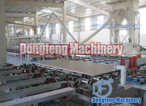 Gypsum production machinery line