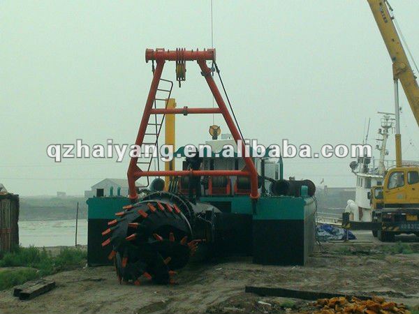 Haiyang dredgers for sale with dredging depth 18m