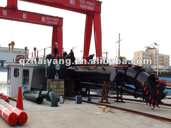 Haiyang suction dredger for sale with dredging depth 20m