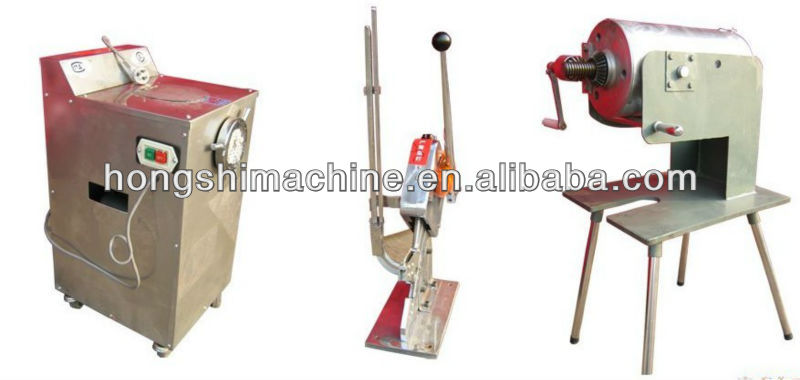 Ham sausage and sausage making machine