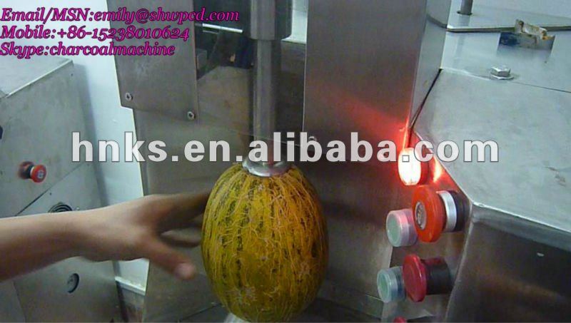 Hami melon peeling machine/honey melon peeler/pawpaw skin removing machine/winter melon peeler/white gourd peeler