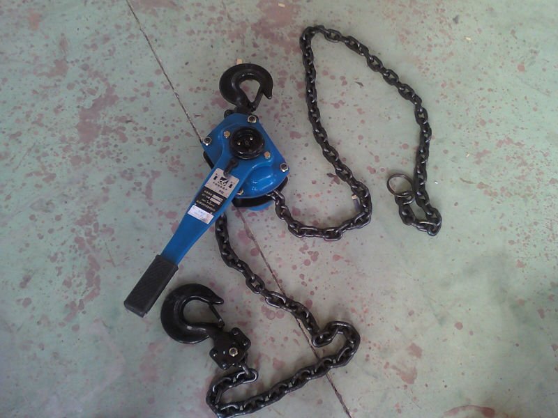 Hand operated chain lever hoist block for conductor sagging from 2.5kn-90kn