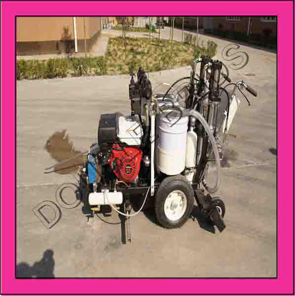 Hand-Push Air-Auxiliary Airless Road Line Marking Machine