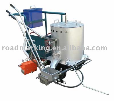 Hand-push thermoplastic road line marking machine