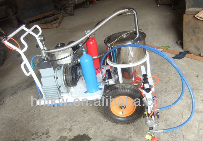 hand push type road line marking equipment