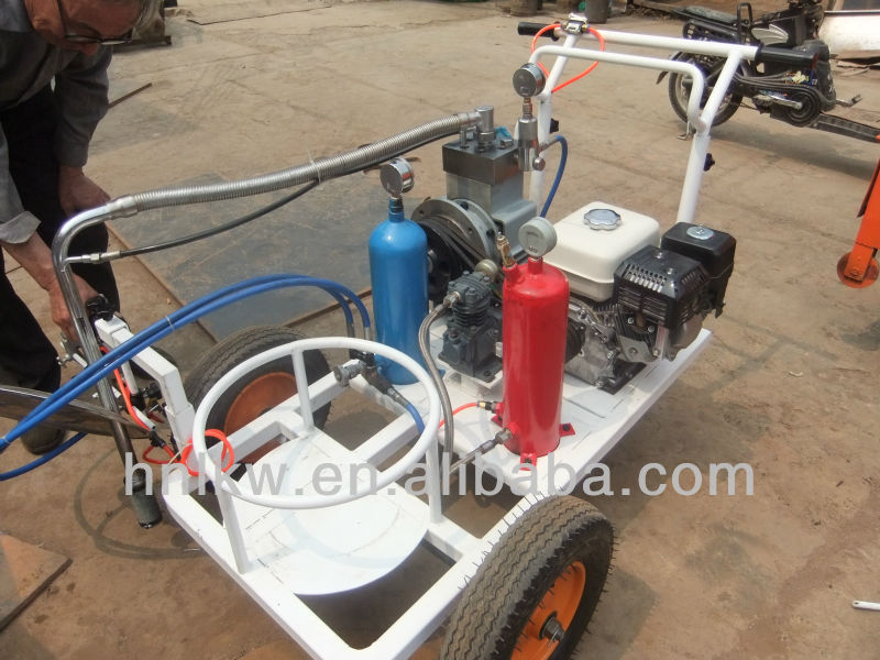 hand push type road spray paint machine