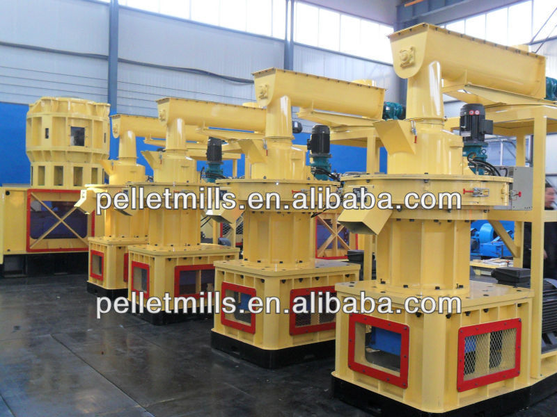 Hard wood pellet machine for power plant