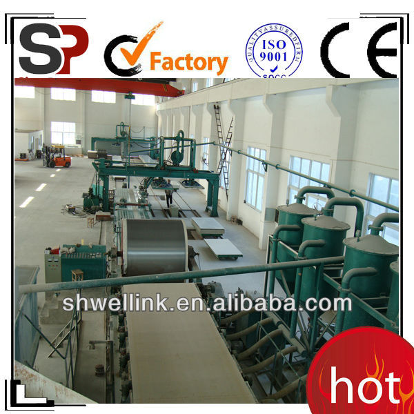 Hatschek Process Fiber Cement / Calcium Silicate Board Production Line