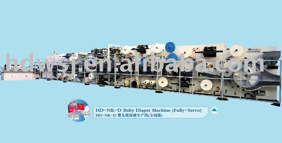 HD-NKD Baby Diaper Machine (Fully-Servo)