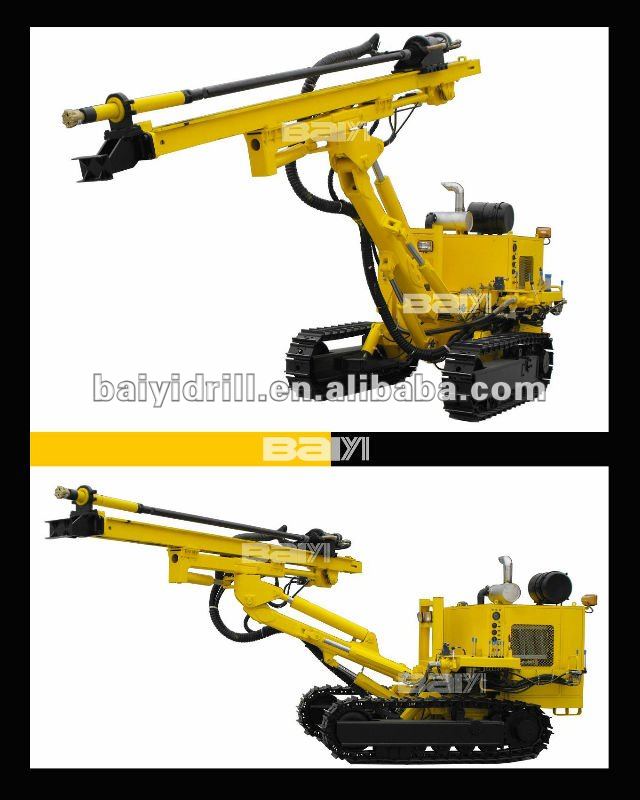 HD200 hydraulic rotary crawler borehole drilling rig