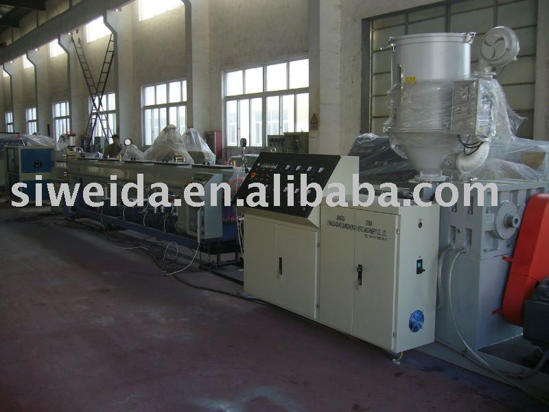 HDPE PE pipe extrusion machine