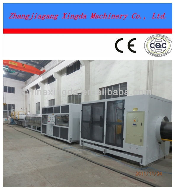 HDPE pipe extrusion line