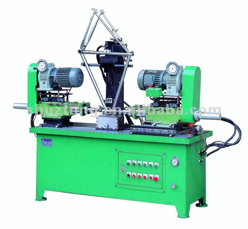 Head tube reaming, facing, chamfering machine