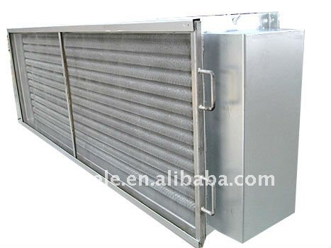 heat exchanger for leather drying machinery