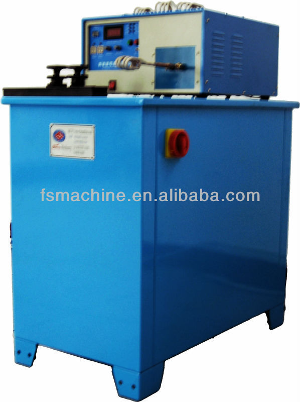 Heating crystal type high frequency induction lathe