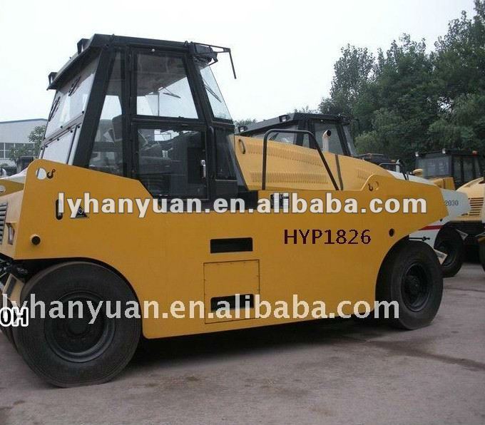 Heavy duty 18-26 ton pneumatic wheel mechanical drive road roller