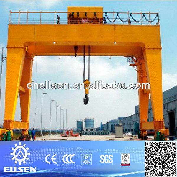 Heavy duty double beams electric overhead gantry eot crane