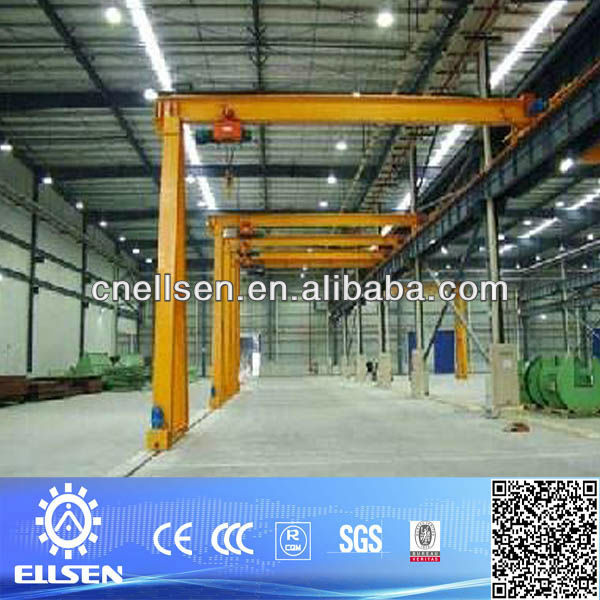 Heavy duty electric semi gantry crane goliath crane