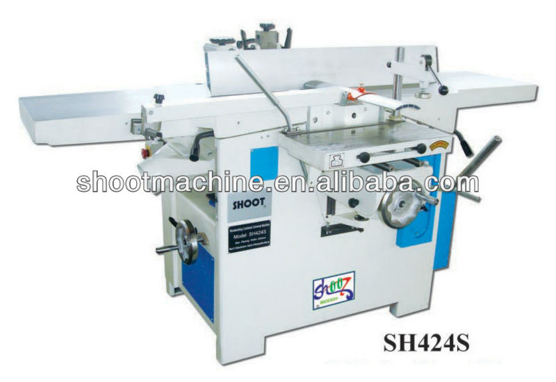 Heavy Duty Planer and Thicknesser and Mortiser Machine SH424S with Max. planing width 410mm and Planing thickness 6~210mm