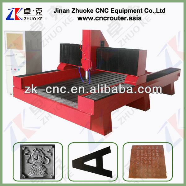 Heavy Duty Stone CNC Router 1300*2500*300mm ZK-1325