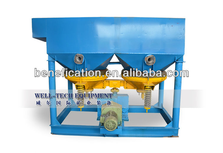Heavy mineral processing jig machine