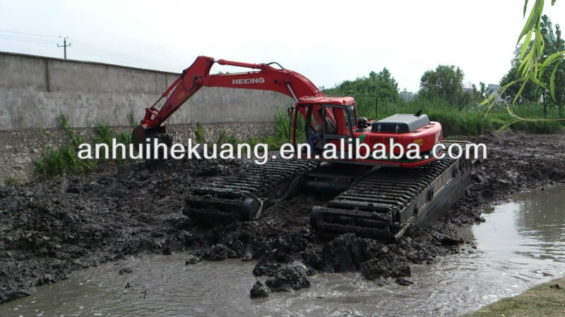 Heking HK300SD swamp excavator in machinery