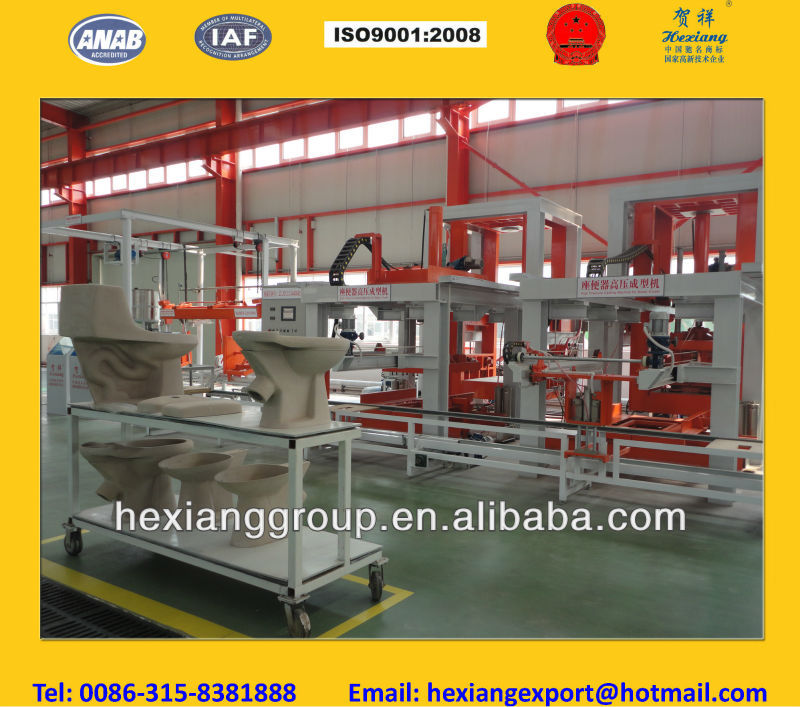 hi pressure casting ceramic machine for Toilet sanitary ware