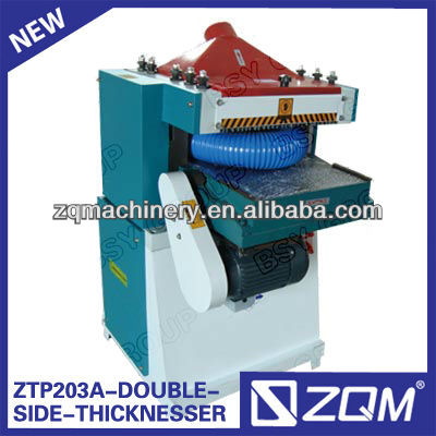 Hi-speed double side wood thickness planer/woodworking thicknesser planer