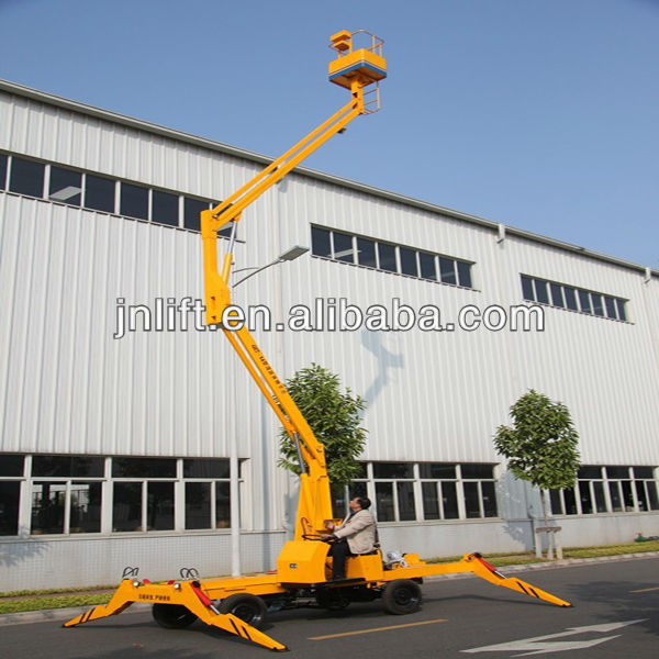 High aerial boom lifts