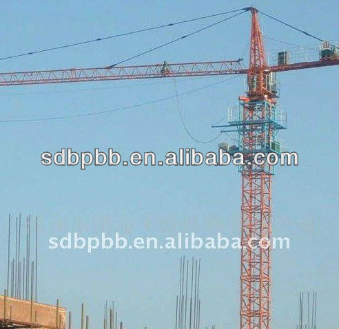 High capacity tower crane