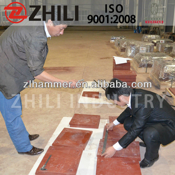 High Chrome(Cr20/Cr26) Wear Resistant Lost Foam Casting Impact Board